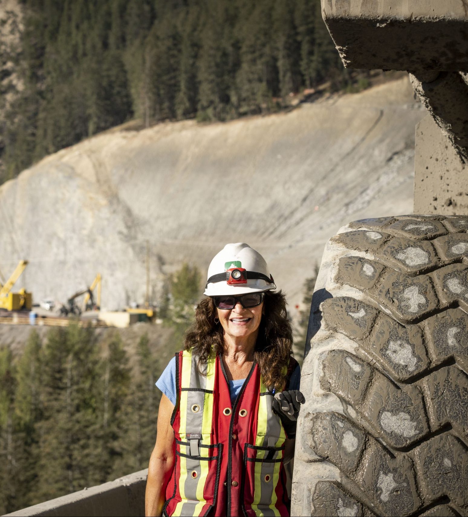 A picture of British Columbia Infrastructure Benefits employee named Dawn Purvis
