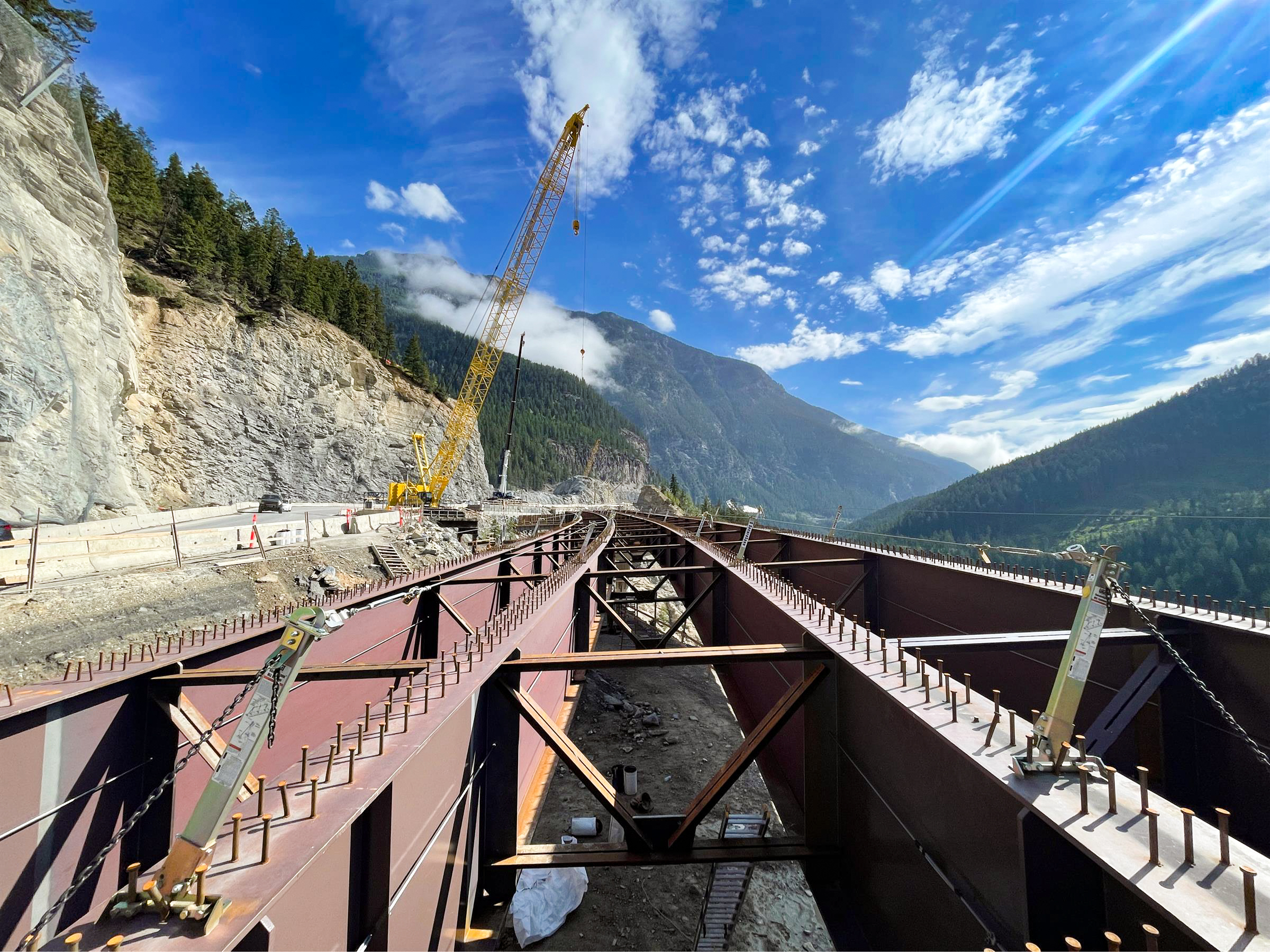 A picture of KHCP4, bracing at Frenchmans Bridge