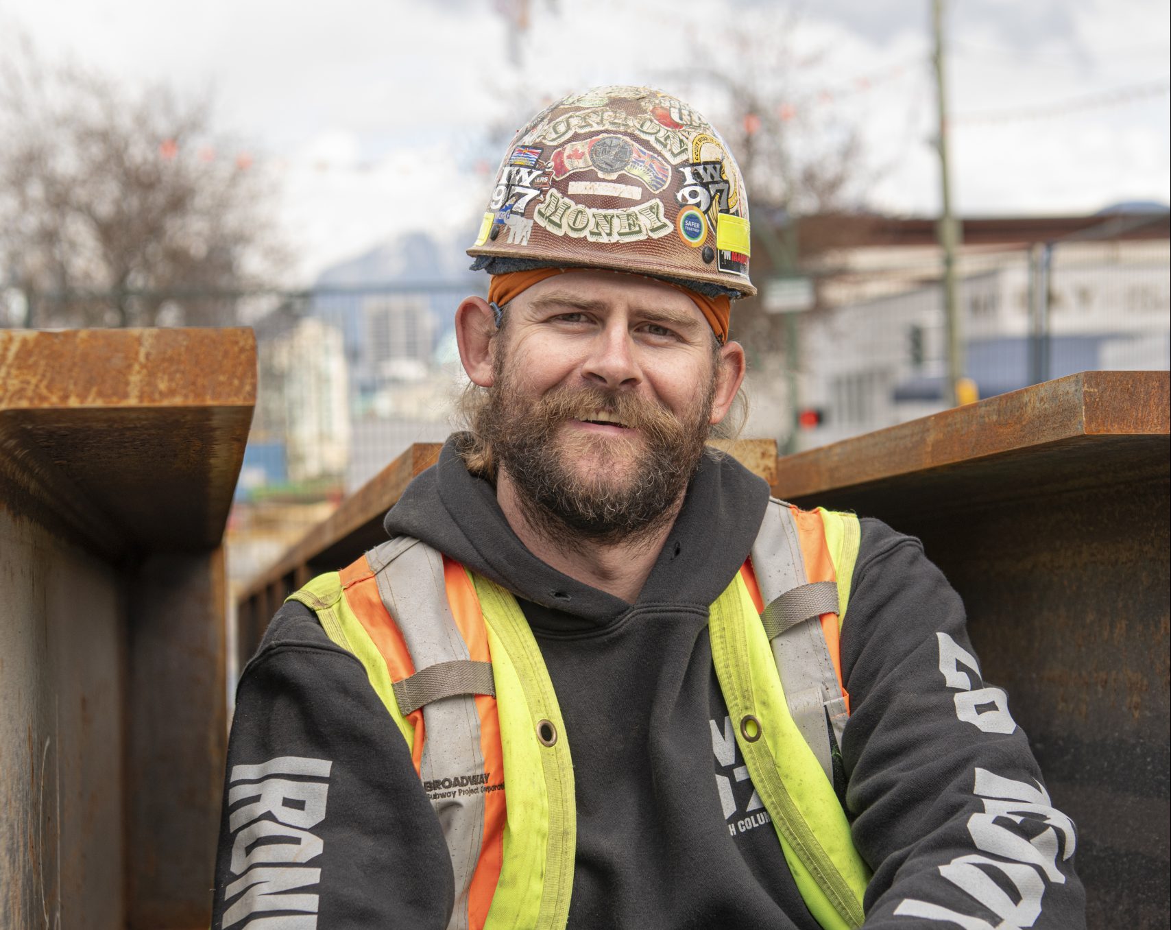 An image of an Apprentice ironworker named Kyle