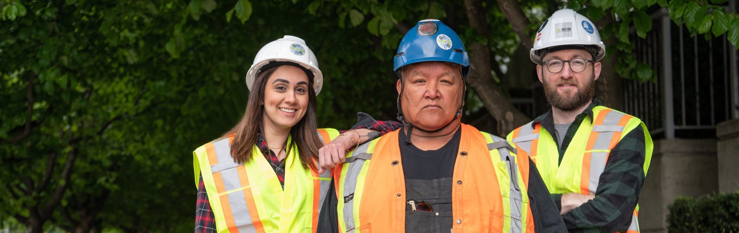 An image of three BCIB Employees