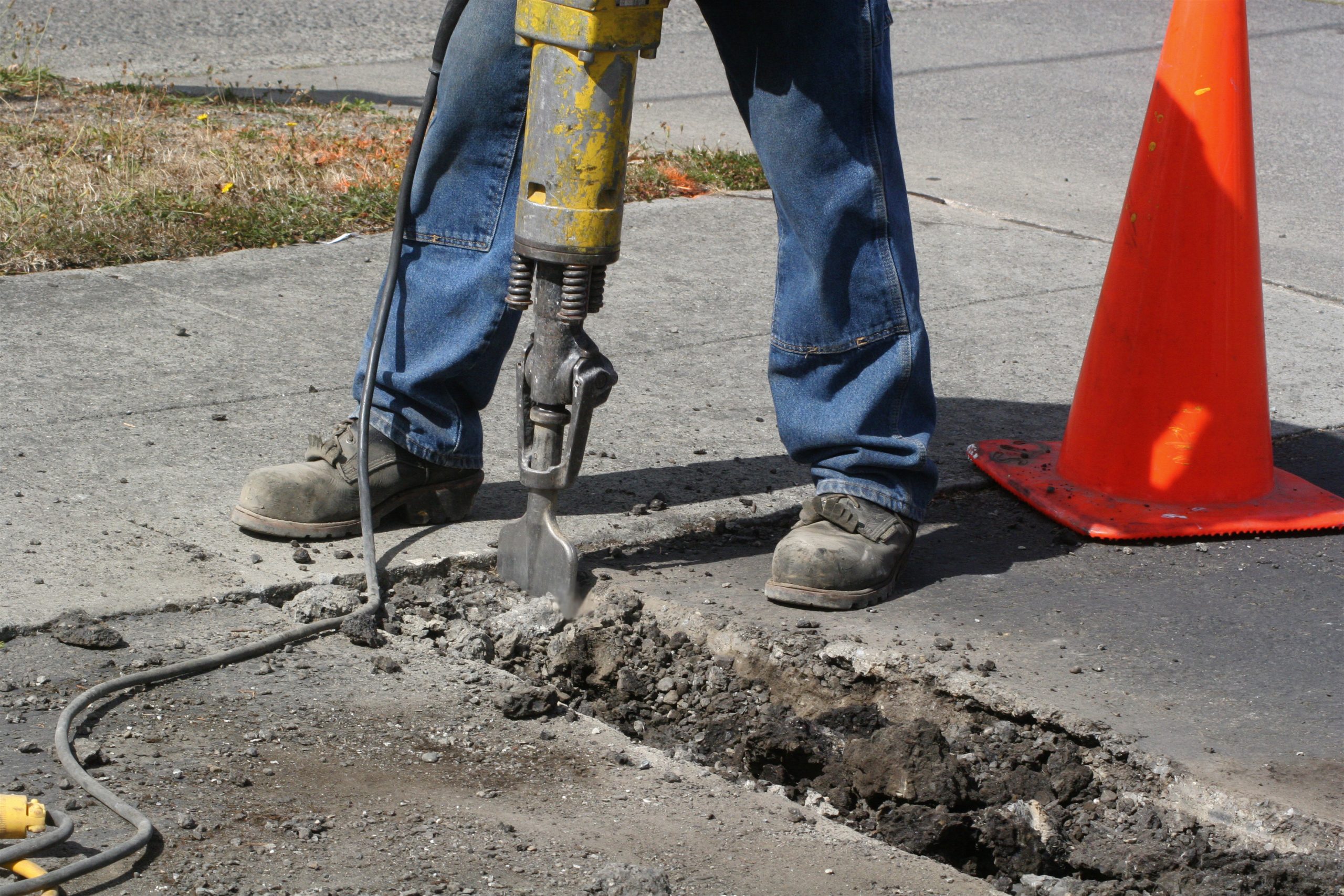Jackhammer At Work